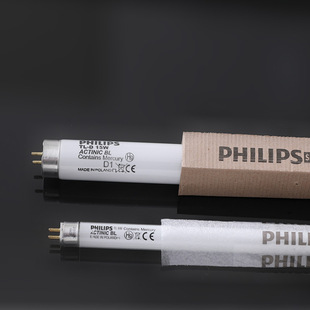 Philips мухоловка лампа труба москитная лампа специальная лампа для ловли мух комаров синей трубки 6W8W труба москитная лампа
