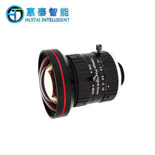 Industrial lens 8mm fixed focus 1 inch low distortion HD 10 million Machine Vision electric alarm capture C card port