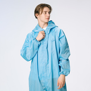 Wholesale split hooded anti-static clothing food workshop protective clothing clean electrostatic clothing dust clothing in stock cross-border