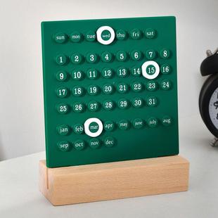 Ring Perpetual Calendar Manual DIY Ring Table Calendar Desktop Decoration Acrylic Calendar Postgraduate Entrance Examination Countdown Reminder
