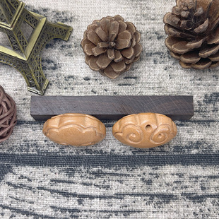 Factory Direct Supply Jujube Wood Auspicious Cloud Lock Car Key Chain Accessories Accessories Wholesale