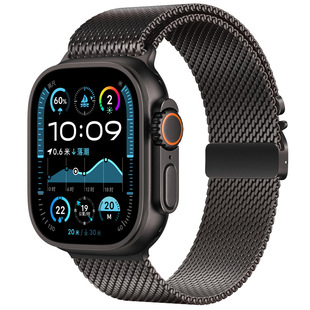 Suitable for ultra2 Apple Titanium Primary Color Strap Titanium Parachute Apple Strap iwatchS10 Titanium Strap
