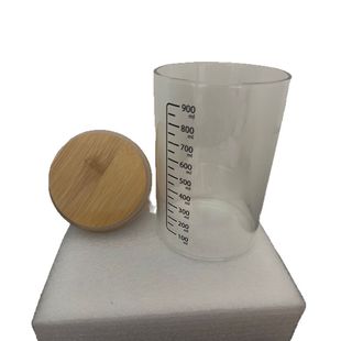 High borosilicate graduated glass fermented sourdough bread dough jar yeast petri dish bread baking supplies sealed jar
