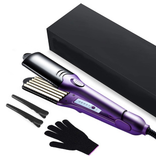 Amazon Hot-selling Multi-functional Straight Curling Iron Straight Curling Dual-purpose Perm Splint Changing Plate Straightening Plate Corn Perm Plate