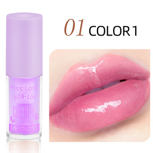 MissLara cross-border moist and rich six-color lip gloss moisturizing color water doodle lip brightening high gloss lip gloss