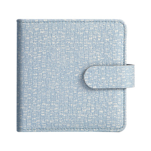 Loose-leaf 3-inch Aortic Album High-value Leather Card Album One-square Storage Album Loose-leaf 3-inch Small Card Storage Album