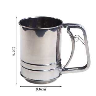 Wholesale Baking Tools Stainless Steel 40 Mesh Round Flour Sieve Sugar Mesh Sieve Cup Flour Over