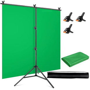 Cross-Border Amazon T-Shaped Background Stand 2X 2m Studio Green Screen Bracket Adjustable Background Bracket