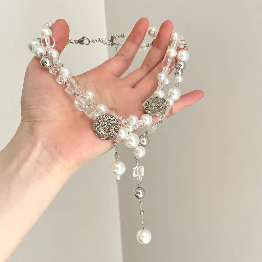 Stackable Tassel Clavicle Chain Women's Multi-Layer Necklace 2026 New Choker Neck Chain Light Luxury Niche High-End Style