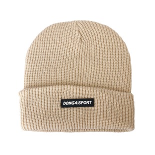 Big Head Ware Knitted Hat Men's Wang Jiaer Same Fashion Brand Winter Women's Cold Hat Warm Wool Hat for Boys