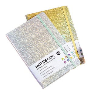 Cross-border Export Dedicated to Gypsophila Strap Notebook PU Leather Cover Business Office with Pen Insert Elastic Band Notebook