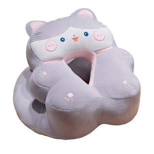 Cute Cartoon Ice Bean Nap Pillow Office Sleeping Pillow Rest Backrest Chair Cushion Student Nap Pillow