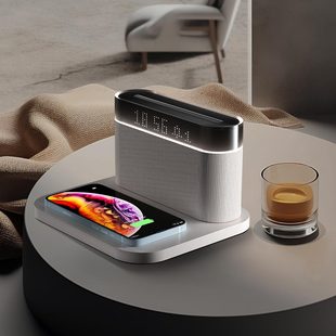VFZ wireless charging bedside lamp Bluetooth speaker music atmosphere table lamp multifunctional night light bedroom atmosphere lamp