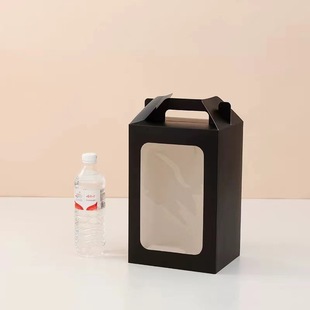 Tote bag gift bag wholesale gift box wedding holiday transparent window gift bag fashion packaging gift bag