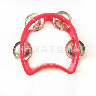 Four Bell Circle Small Four Bell Circle Tambourine Circle Single Row Plastic Bell Circle Orff Kidsren's Musical Instrument School Teaching Aids Bell Circle