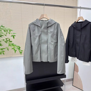 L * U home out of stock Wang! Giant Soft Outdoor Lightweight Waterproof Charge Women's Short Hooded Jacket