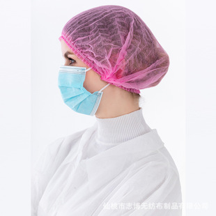 Customized wholesale disposable PP10 strip cap dust-proof hair-loss-proof chef food cap beauty salon headgear 2000