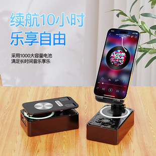 New mobile phone bracket integrated audio 360 ° rotating mobile phone support Bluetooth speaker high sound quality foreign trade spot