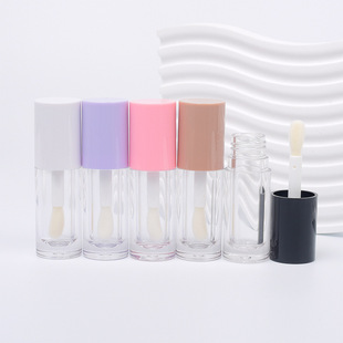 in stock Wholesale Large Lip Brush Lip Glaze Tube Printable logo Large Brush Rod Lip Glaze Tube Bottling Material