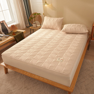 Class A quilted bed hat cover single piece full package thick bedspread Simmons mattress protector cover bed set factory wholesale