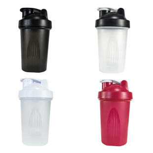 Outdoor Fitness Sports Water Cup Kettle Protein Powder Shaker Cup High Temperature Resistant Leak-Proof and Drop-Proof Plastic Cup
