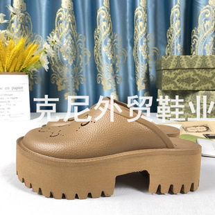 G Home Dongdong Shoes 2023 весна и лето новая сосновая кондитерская подошва увеличивается