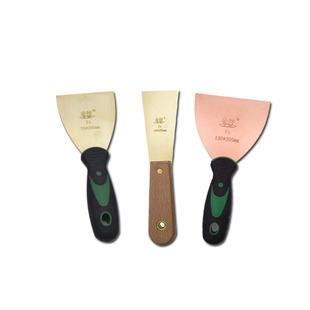 Explosion-proof copper brass putty knife mud knife plastic handle wooden handle derusting shovel copper scraper copper blade