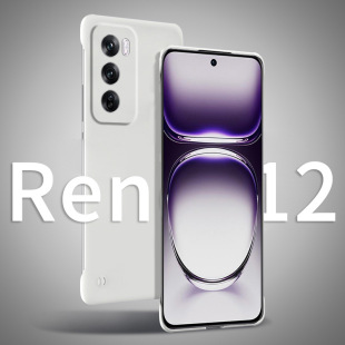 Применимо OPPOReno12 чехол для телефона без рамки reno12pro полуобшитый ультра тонкий reno12 с твердой оболочкой