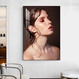 Hairdresser Decorative Painting Barber Shop Wall Mural Cyber Celebrous Hairstyle Creative Hanging Painting Bar Hair Salon Background Wall Up