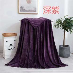 Factory Wholesale New Thickened Flannel Blanket Foreign Trade Flannel Blanket Coral Fleece Cover Blanket Milk Fleece Bed Sheet