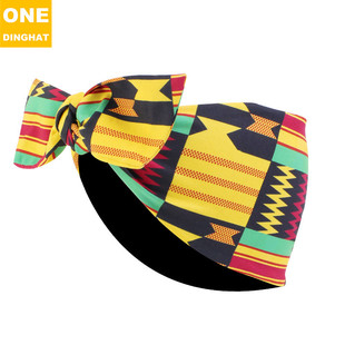 New wide-brimmed retro hair band African style printed knotted headband sports yoga hair accessories JDF-08