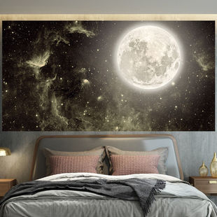 Background Cloth Star Hanging Cloth Dormitory Bedroom Bedside Decorative Painting Wall Cloth Room Layout Background Wall Tapestry