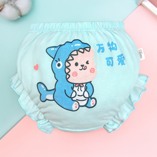 Baby's Underwear Pure Cotton Class a Baby Girl's Summer Thin Outer Wear Ppp Bread Pants Briefs Shorts