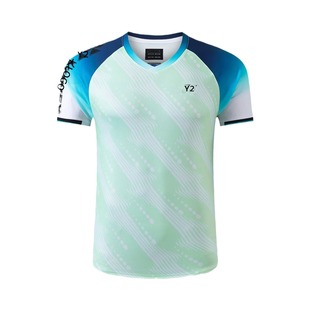 New Badminton Clothing Sports Jacket Men's and Women's Children's Short Sleeve Quick-drying Breathable Badminton Clothing Competition Clothing 398