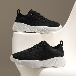 Multi-sport walking shoes Official Flagship Store Men's Shoes Women's Shoes Thick Sole Increased Lightweight Torre Shoes White sneaker
