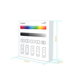 Bluetooth 2.4G блок сенсорной панели RGB контроллер 86 панели сенсорный блок светодиодный контроллер