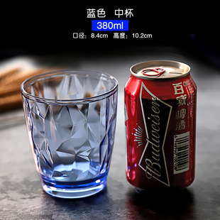Jing Yun Acrylic Water Cup Color Mouthwash Cup Juice Tea Cup Heat Resistant Drop Resistant Restaurant Cup Transparent Plastic Beer