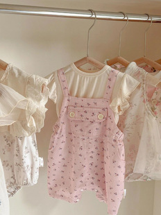 Slair love Jamie bear 2024 summer newborn conjoined children's clothing entity factory supply wholesale