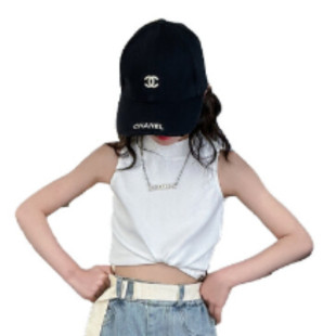 Girls' Spring and Summer New Fashionable Shorts Floral Top Set Long-Sleeve Top Children's Denim Shorts Two-Piece Trendy Set