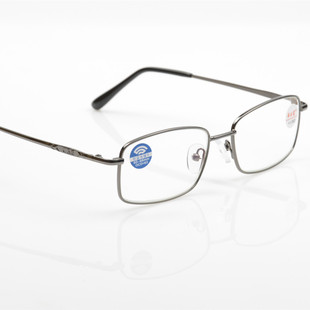 Book Treasure Reading Glasses Anti-blue Light Flower Glasses Metal Full Frame Flower Glasses Resin Film Lenses