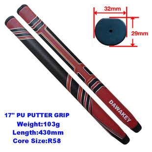 Factory Supply Can Be Made into Customer Logo 17inch Lightweight Putter Grip Golf Club Grip
