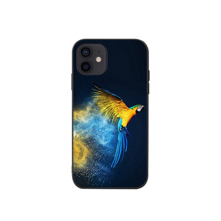 Применимо iPhone16 чехол для мобильного телефона мягкий чехол для внешней торговли новый XR европейский и американский животный перо автомобиль волк лиса чехол для мобильного телефона