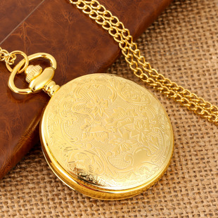 Foreign trade high-value retro Roman numeral fashion student couple personality trend men's and women's pocket watch factory direct