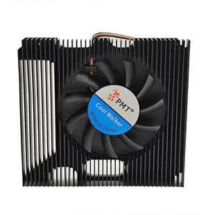 13mm ultra-thin CPU radiator hollow mute temperature control ball fan 1200 1151 1150 1155 flat bottom