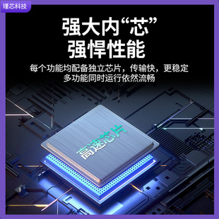 TYPE-C to HDMI docking station eight-in-one Multi-function SD TF card reader USB3.0HUB audio conversion cable