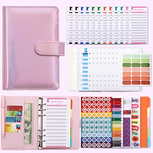 Foreign trade for colorful laser Macaron loose-leaf notebook a6 notepad creative trend notebook wholesale