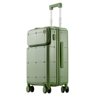 MD trolley case luggage suitcase universal wheel 20 female male student High-looking fashion password leather case 24-inch