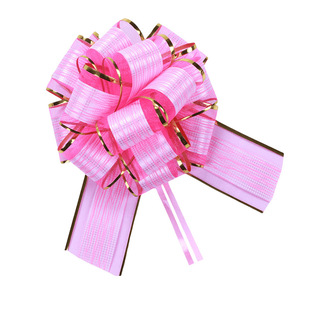 Cross-border AliExpress large tree pattern three-dimensional ball flower Christmas gift packaging bark flower ribbon manufacturers wholesale