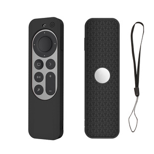 Подходит для 2021 Apple TV 4K Пульт дистанционного управления Силиконовый защитный чехол Все включено AppleTV Set Top Box Крышка