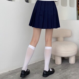 Japanese JK Socks Women's Foot Socks Four Seasons Velvet Uniform Student Socks Black